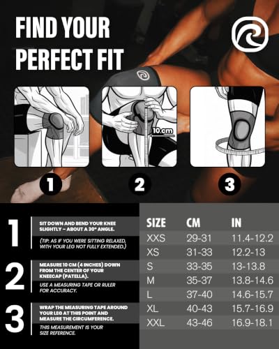 Rehband RX Knee Support for Strength Training & Fitness - 7mm Neoprene Knee Sleeve, Flexible & Non-Slip, Knee Sleeve for Men & Women, Colour:Camo - 1 Pair, Size:X-Small - color: Camo - 1 Pair, size: X-Small