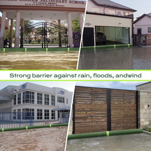 Sand Bags for Flooding, 4Pcs Flood Prevention Sandbags,Thickened Long Canvas with Elastic Band, Reusable Flood Barriers for Indoor and Outdoor Garage 5'X 7" - size: 5'X 7" 4 Pack