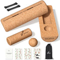 Sportneer Cork Balance Board, Foot and Ankle Strengthener Kit | 4-in-1 Foot Massage & Balance Trainer Set for Foot Pain Relief, Physical Therapy, Arch Training, Improve Balance & Stability
