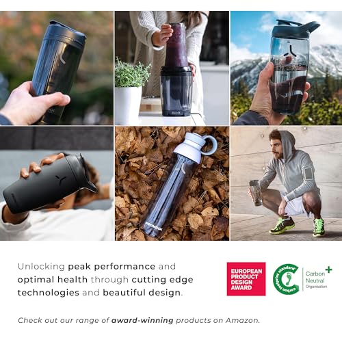 Promixx Pursuit Shaker Bottle Insulated Stainless Steel Water Bottle and shaker Cup, 18oz, Seagrass Green - color: Seagrass Green