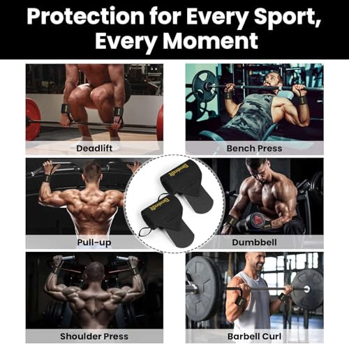 Wrist Wraps for Weightlifting, 20" Professional Wrist Support for Powerlifting, Bench Press, Adjustable Heavy Duty Straps with Thumb Loop for Men Women Gym Workout (2 PCS)