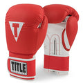 TITLE Boxing Pro Style Leather Training Gloves 3.0 - Boxing Gloves, Boxing Training Gloves, MMA Gloves, Oz Training Gloves, Kickboxing Gloves, Punching Bag Gloves, Sparring Gloves - color: Red/White, size: 12 oz