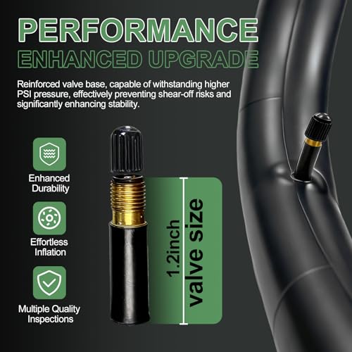 2 Pack of Fat Tire Bike Inner Tubes, 20/24/26 X4.0 Heavy Duty Bike Tube, Inner Tube with 32mm Schrader Valve for Snow Mountain Bike E-Bike - size: 20X4.0 (2 Pack)