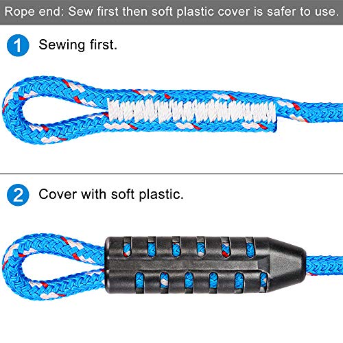 Dolibest 2 Pack of Ninja Gymnastic Rings,Monkey Ring Outdoor Backyard Ninja Accessories Set,Swing Bar Rings Obstacle Course for Training Equipment for Teens,1000LB Capacity - color: 2pack Blue Fitness Ring With 41.7"rope
