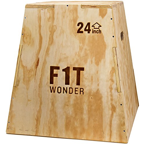 FringeSport Traditional Wood Plyometric Box/Built or Kit/Jump Training & Conditioning - size: 24"