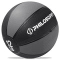 Philosophy Gym Medicine Ball - Weighted Fitness Non-Slip Ball - style: 12 LB