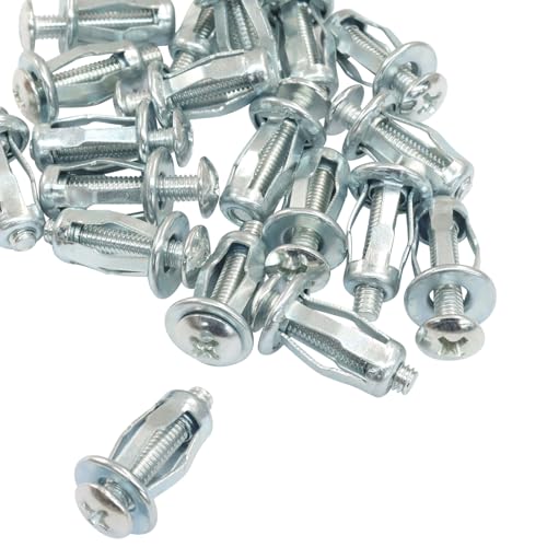 M4 x 20 Hollow Wall Anchors, 20 Pack, M4 x 4/5" | Heavy Duty Cavity Fixing Anchors - size: M4 x 4/5"