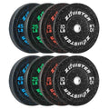 2-inch Bumper Weight Plate Olympic Plate Hi-Temp Bumper Weight Plate with Steel Insert Strength Training Weight Lifting Plate-ODOR-FREE | NOISE-REDUCING | ABSORB IMPACT - size: 190LB Bumper Weight Plate Set