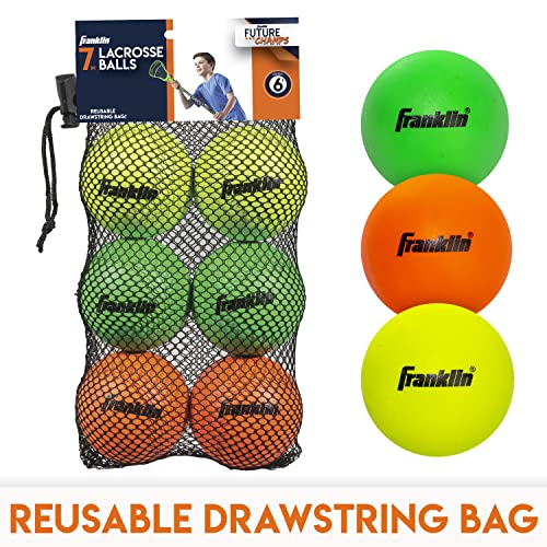 Franklin Sports Youth Lacrosse Balls - size: 6-Pack