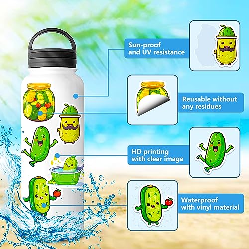 100PCS Fruit and Vegetable Stickers,Colorful Fruit Stickers and Vegetable Decals for Kids,Scrapbook,DIY Crafts,Water Bottles,Laptops and Phone Cases - color: Fruit