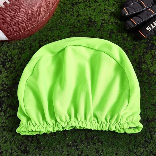 Ramede Football Helmet Covers for Practice Scrimmage Cap Helmet Cover Scrimmage Cap for Youth Adult Football Hockey Training Accessories 10.4 Inch in Diameter - color: Green, size: Regular Style