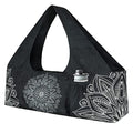 Yoga Mat Bag - Large Yoga Bag with Yoga Mat Strap, Zipper and Pockets - Yoga Bags and Carriers Fits All Your Stuff - Personalized Yoga Mat Bags for Women Fits Most Size Mats - color: Mandala Black