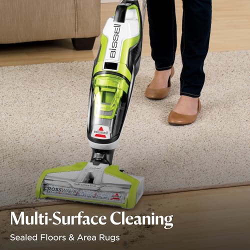 Bissell Crosswave Turbo Vacuum Mop All in One Wet and Dry Vac Combo Hard Floor & Area Rug Cleaner, 3888A | Turbo suction for deep cleaning; all-in-one wet/dry vac combo; cleans hard floors and area rugs - style: CrossWave