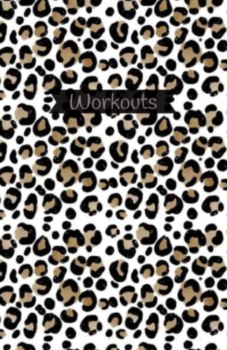 One Year Workout Journal: Leopard Print/5.5x8.5/370 pages