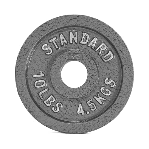 CAP Barbell 2-Inch Olympic Weight Plate | Multiple Options - size: 10 lb - Single, style: Classic - Grey