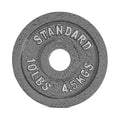 CAP Barbell 2-Inch Olympic Weight Plate | Multiple Options - size: 10 lb - Single, style: Classic - Grey