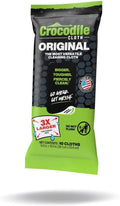 Crocodile Cloth Industrial Hand & Tool Cleaning Wipes - Heavy-Duty 10" x 15" Size Multi-Surface Cleaning Wipes, 10 Count Per Package. Water Based Solution with Extreme Cleaning Power. Safe on Skin. - size: 10 Count (Pack of 5)