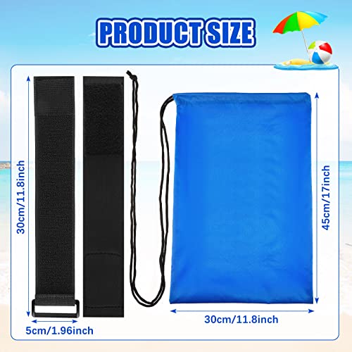 Saintrygo 2 Pack Sandbags for Beach Umbrella Heavy Duty Summer Canopy Tent Sandbags, Fillable Portable Windproof Weight Bag for Outdoor Canopy Legs, Tent Universal Sand Anchor Weights