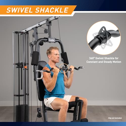 Marcy Deluxe Exercise Curl Bar Attachment for Cable Machines and Resistance Training, Ergonomic Alloy Steel Bar for Lat Pulldowns, Bicep Curls, Tricep Pressdowns and Home Gym Workouts