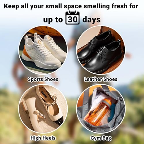 STRN Sneaker Deodorizer Balls 8 Packs Lavender Scent Shoe Odor Elimination, Scented plastic ball, Long-lasting Freshness Shoe Deodorizer for Sneakers Gym, Bags, Cars and Small Spaces