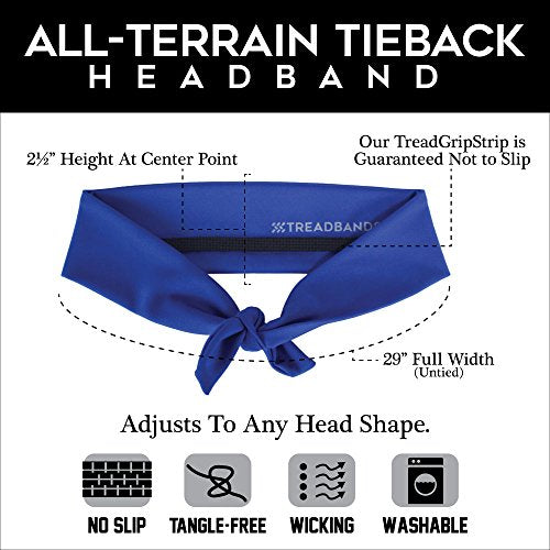TreadBands Men's Performance Non-Slip Headbands - color: Deep Night Sky