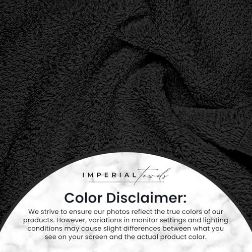 24 Pack Black Hand Towels 100% Cotton Spa Towels 16x26 inches Highly Absorbable Facial, Gym, Hair and Face Towels in Bulk Brand - color: Black, size: HAND TOWEL PACK OF 24 16X26
