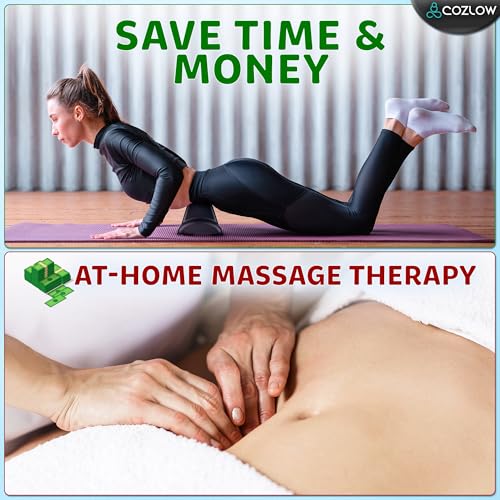 COZLOW Psoas Release Massage Tool, Back & Hip Flexor Muscle Stretcher, Deep Tissue Massage Tool for Myofascial Release, Trigger Point Massager for Pain Relief & Quick Recovery - color: Black - Style a