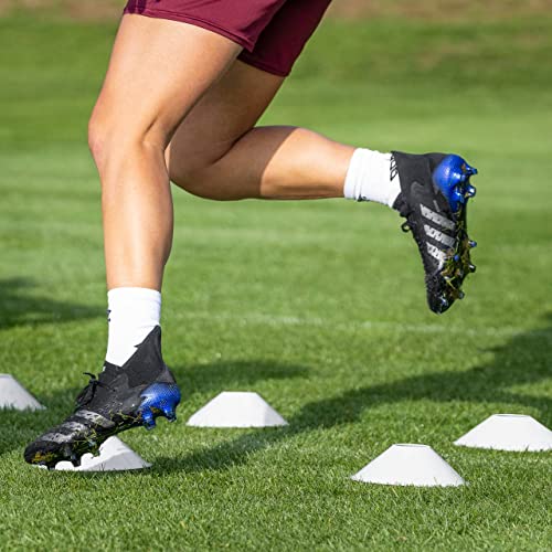 FORZA Multi-Sport Training Marker Cones | Pack of 50 or 1000 Soccer Cones in 8 Vibrant Colors - Durable Construction, Portability and Convenient Storage with Holder - color: White, size: Pack of 1000