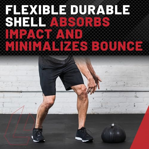 Lifeline Fitness Weighted Slam Ball - Easy to Grip Slam Ball for Home Gym and HIIT Workouts - style: 30 lb