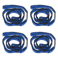 PATIKIL Daisy Chain Straps, Strong Climbing Strap Adjustable Nylon Chain Sling with Loops for Aerial Yoga Hammock Swing - color: Blue, size: 51 Inch