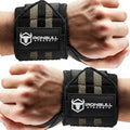 Wrist Wraps for Weightlifting (USPA & IPL Approved) - 18” Premium Quality Wrist Straps for Weightlifting - Weight Lifting Wrist Wraps with Thumb Loop - Best Gym Wrist Wraps for Lifting Weights, Curls & Dips - Lifting Wrist Wraps for Bench, Powerlifting &