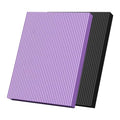 2 Packs Exercise Balance Pads, Non-Slip Foam Balance Pad High-Density Knee Pad for Physical Therapy, Yoga, Fitness, Stability Training - color: Black/Purple, size: 17.7x13.7x1.57 inch