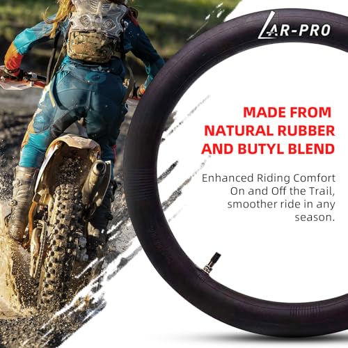 (2 Pack) AR-PRO 2.25/2.50-16” Off-Road Motorcycle Inner Tubes with TR4 Valve Stem - 70/90-16 Motorcycle Tire Replacement Inner Tubes - Compatible with Dirt Bikes, Pit Bikes, and Off-Road Motorcycles - size: 2.25/2.50-16"