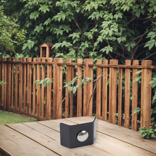 10 Pack Mat Connectors Garden Fencing, 40x35mm Hot Dip Galvanized Steel Corner Brackets, Weather Resistant Pole Fixing Clips