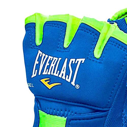 Everlast Evergel Handwraps - color: Blue/Green, size: X-Large