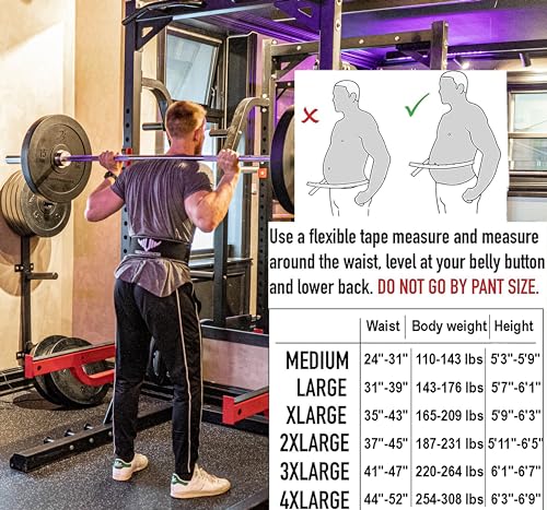 Vikingstrength Premium Weight Lifting Belt with Lifting Straps, Gym Weightlifting Belt for Men and Women, perfect for Squat, Powerlifting, Crossfit and Deadlifting M-4XL + V-Strength Workout App - size: L
