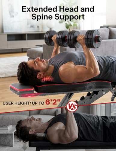 Multi-Function All in 1 Weight Bench Set - Multi-Positions Heavy Duty Weight Lifting Sit Up Bench Workout Benchs Folding Bench Press for Home Gym - color: Grey