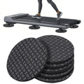 6PCS Non-Slip Treadmill Mat Pads, 4" x 4" x 0.2" Double-Sided Silicone Anti Vibration Pads for Carpet & Hardwood Floors, Noise Reduction Exercise Equipment Mats for Walking Pad, Treadmill - size: 5MM - Round - 6PCS
