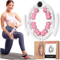 COZLOW Cellulite Massage Roller - Pink - Anti-Cellulite Massager with Detachable Roller Handles for Thighs, Legs & Buttocks - Fascia Massage Tool for Lymphatic Drainage & Deep Tissue Therapy - color: Pink