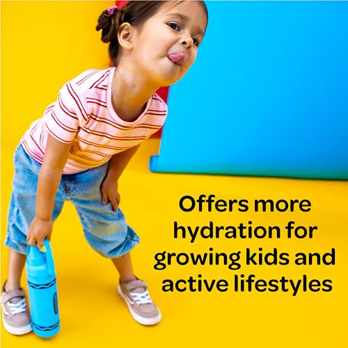 CamelBak Crayola Chug Insulated Stainless Steel Water Bottle, Cold Retention Design with Spill Resistant Chug Lid for Everyday Hydration, 16oz, Sky Blue - color: Sky Blue