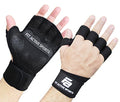 Fit Active Sports Gripper Weight Lifting Gloves with Wrist Wraps - Extra Grip & Padding for Lifting, Gym Workout, Cross Training Fitness, & Weightlifting. for Men & Women. No Calluses - size: Medium