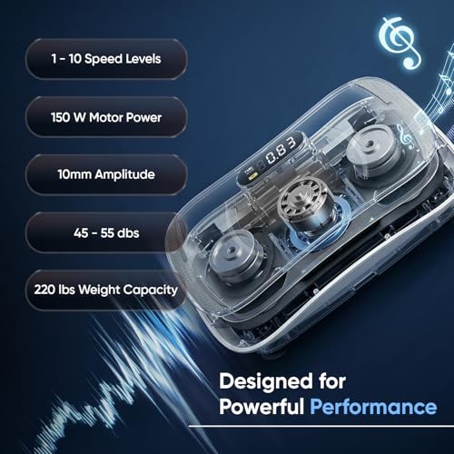 WeightWorld Vibration Plate Exercise Machine for Flexibility, Balance & Relaxation | Built-in Bluetooth, Auto & Manual Mode Vibration Plate Machine | Shake Board for Full-Body Home Workouts