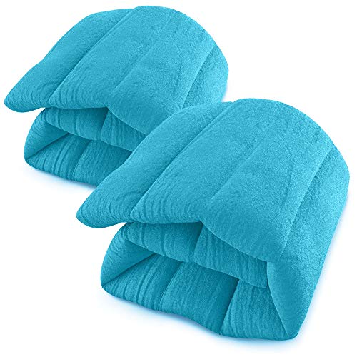 Microwavable Heating Pads Set of 2 Natural Moist Heat Pad for Back Pain, Neck and Shoulders, Nerve, Cramps, Lower Lumbar Relief - size: 2 Pieces 7x22"