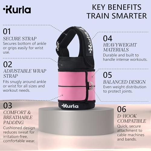 Ankle & Wrist Weights - 8/16/20/30 lbs Pair (4-15lbs - Each) | Dual Adjustable Secure Strap System, Patented Design, Ideal for Home Workouts, Pilates, Yoga, Glute Training - size: 04 lbs each (8 lbs pair)