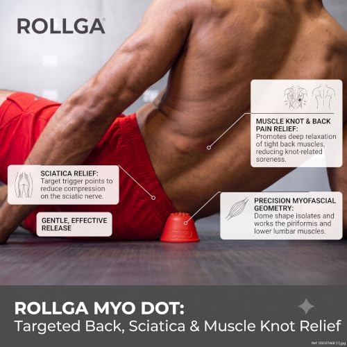 Rollga - MYO DOTS Massage Ball Set for Myofascial Release & Trigger Points