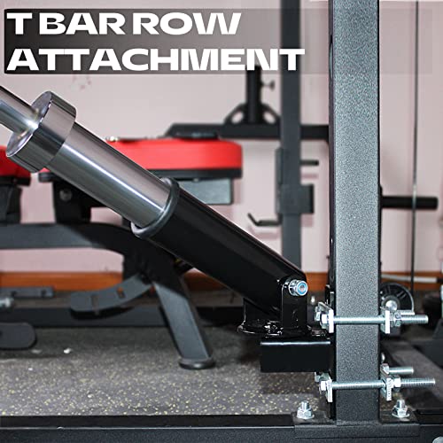 BLUSLM T Bar Row Platform Landmine Attachments for Squate Rack or Wall Mount Fits 2-inch Barbell, Landmine Base Gym Equipment, Power Cage Landmine for Almost of Power Rack - color: Style 2