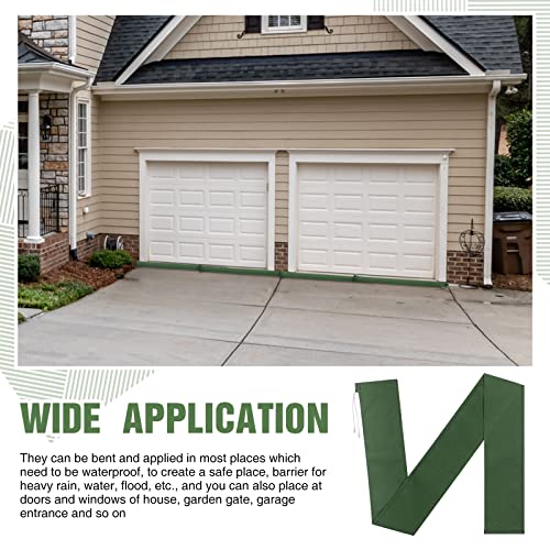 Shappy 5 Pcs 5' x 4.7'' Tube Sand Bags for Flooding Long Sand Bags Thickened Reusable Canvas Flood Protection Sandbag Tube Empty Rain Wind Flood Water Barrier for Door Window Rain Water Control