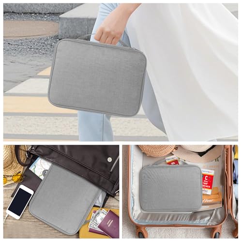 Watch Band Case, Watch Band Storage Organizer Compatible with 35 Watch Bands and Accessories, Watch Straps Carrying Case, Watch Band Holder Fit for Most Sizes of Watch Straps, Grey - color: Grey