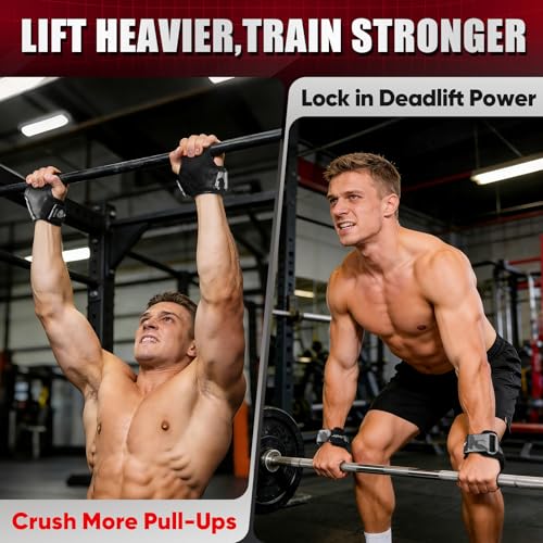 Weight Lifting Straps (Pair) JUPITER Non-Slip Wrist Support for Deadlifts & Powerlifting - color: White, size: L