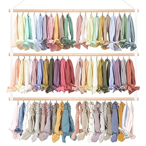 POVETIRE Headband Holder Head Bands Organizer for Girls Hair Bows Hanging Baby Headbands Hair Accessories Organizer Storage Wall Hanging Decor for Newborn Infant Toddlers Kids - color: White-2